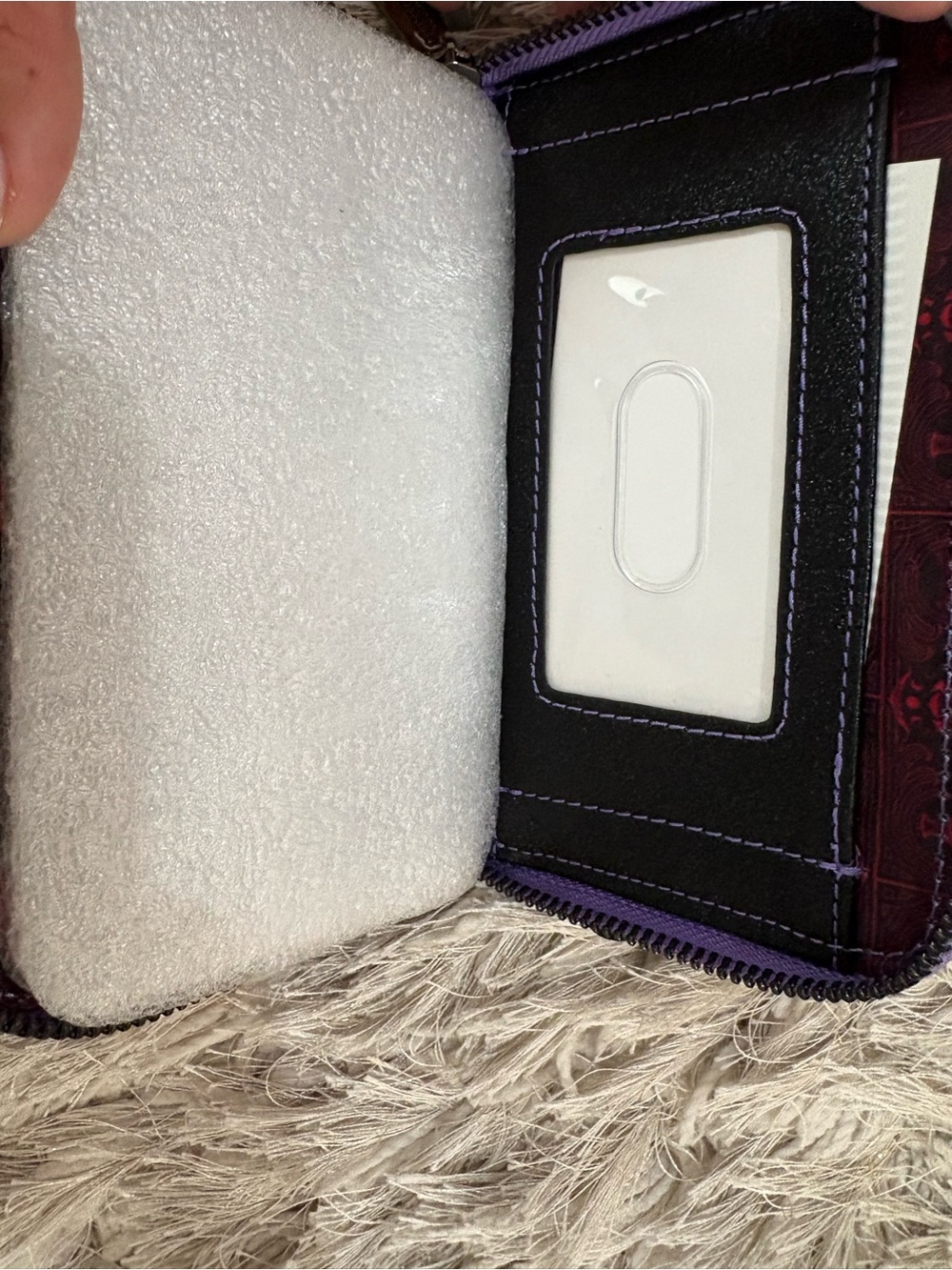 Loungefly villains Black Mini Backpack and Wallet - Picture 11 of 12